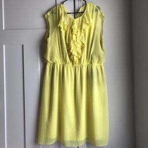 Emma & Michelle sleeveless yellow dress